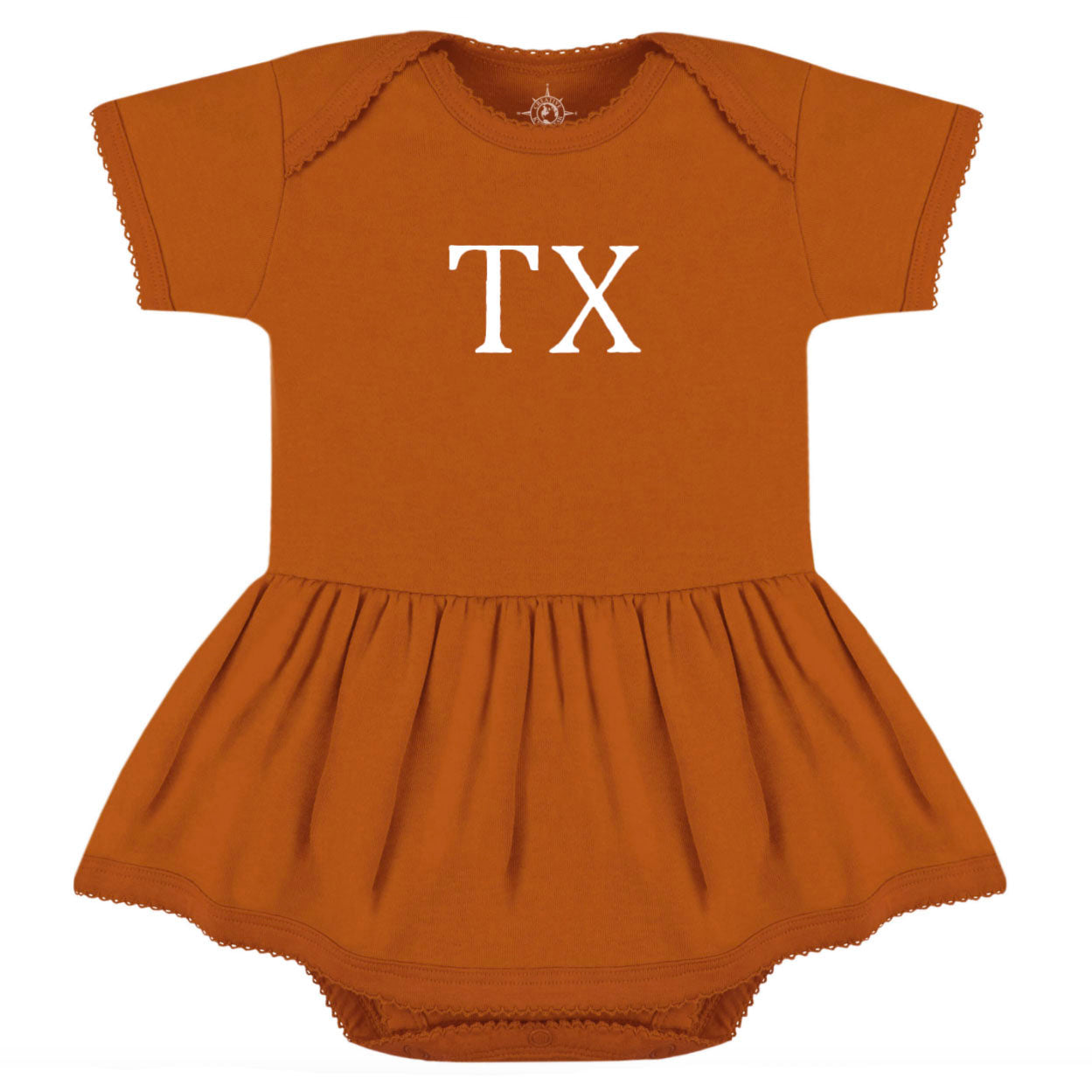 Picot Bodysuit Dress | University of Texas Burnt Orange