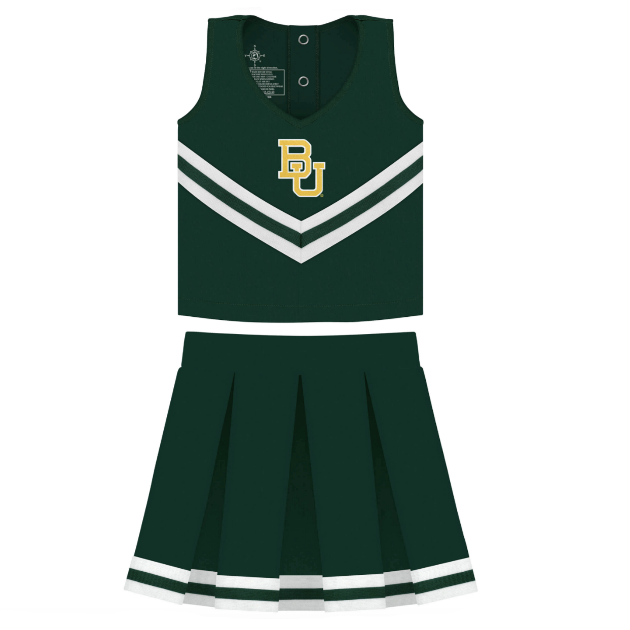 Cheer Set with Bloomer | Baylor University Green