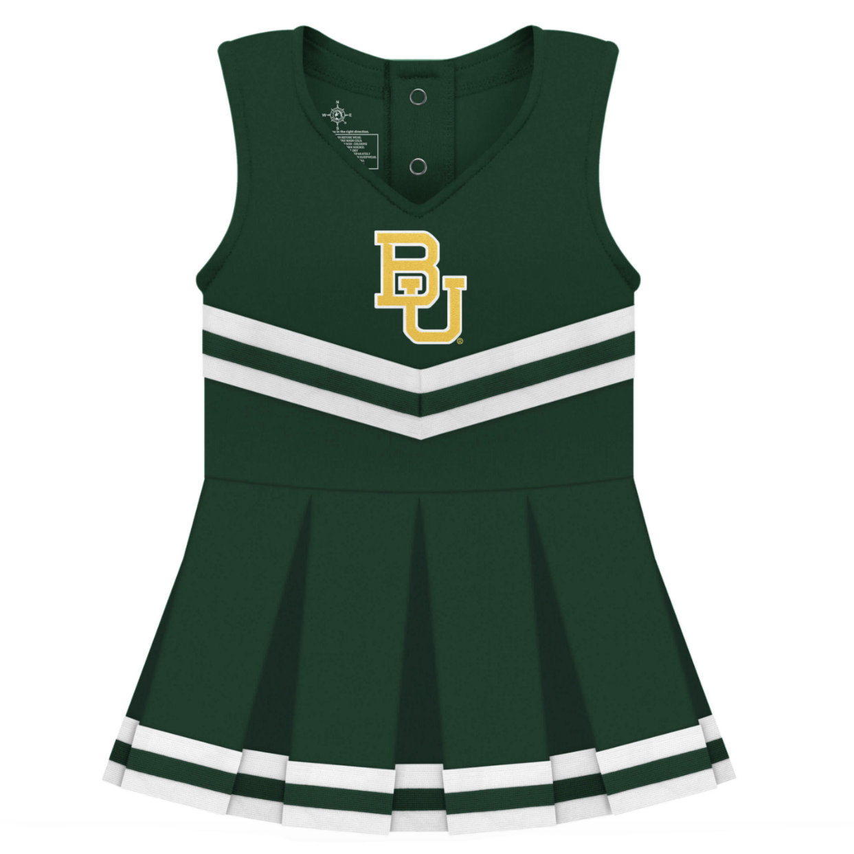 Cheer Dress Bodysuit | Baylor University Green