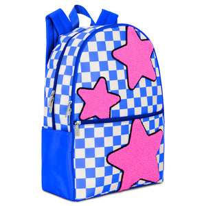 Star Checkered Backpack