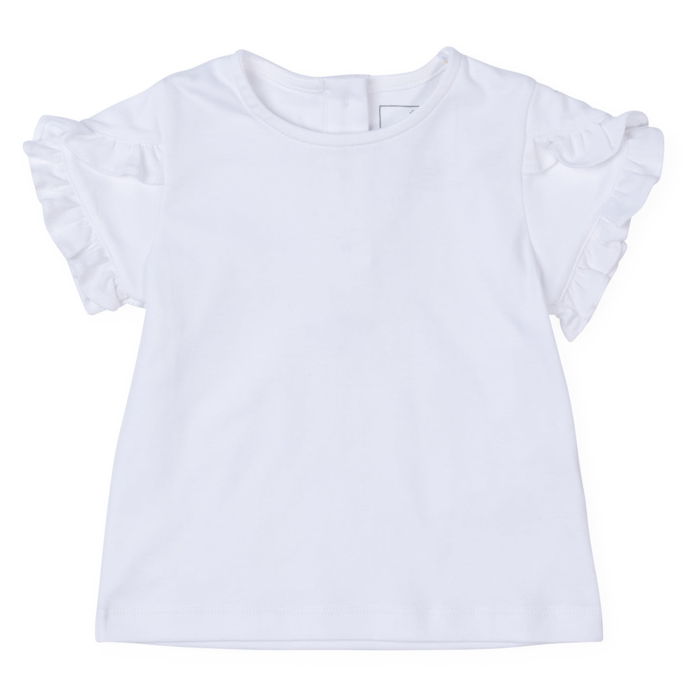 Winnie Pima Cotton Ruffle Sleeve Shirt