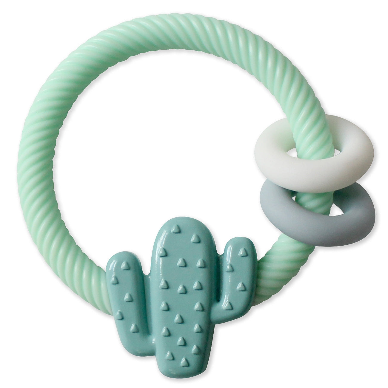 Ritzy Rattle™ Silicone Teether Rattle | Cactus