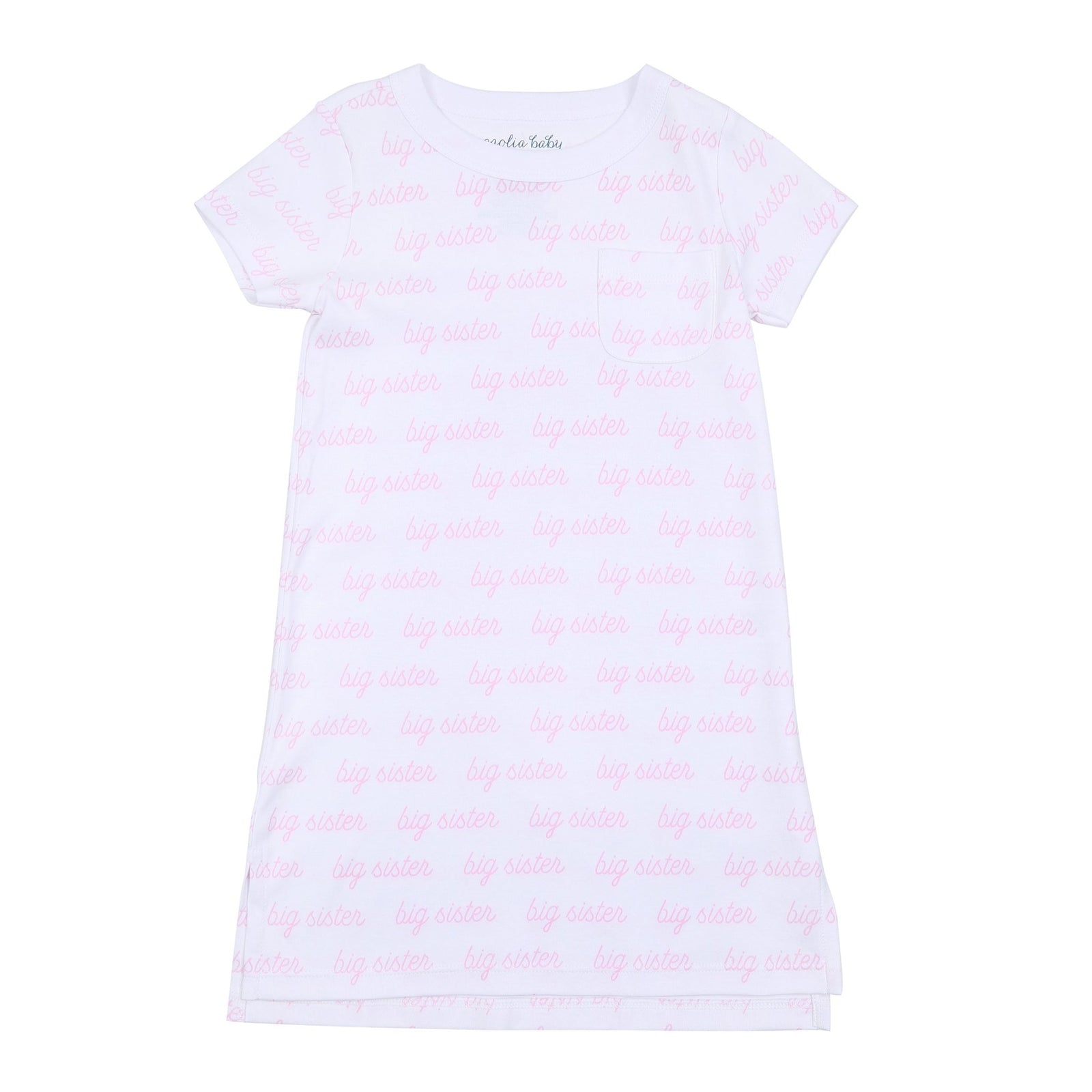 Big Sister Print Short Sleeve Nightdress