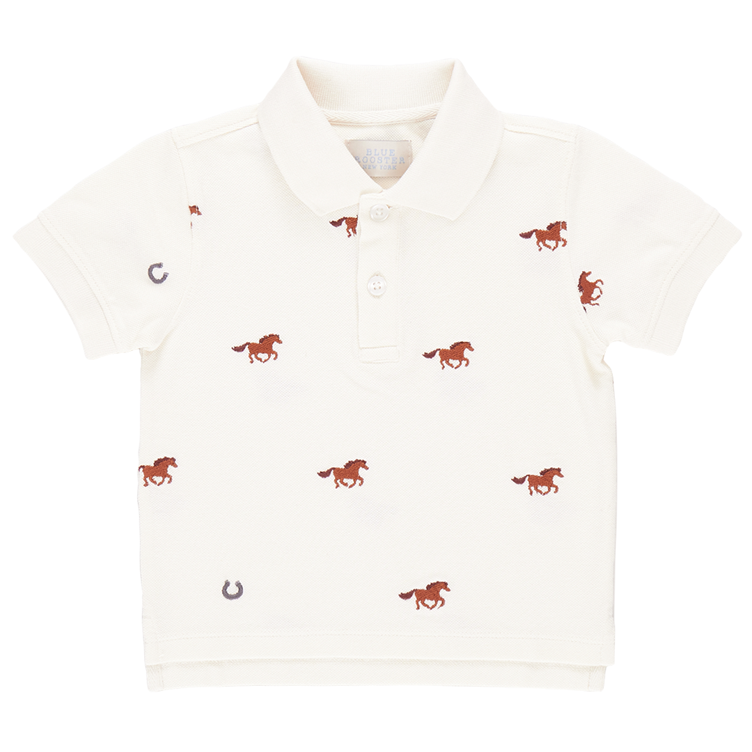 Boys Alec Shirt | Lucky Horses Embroidery