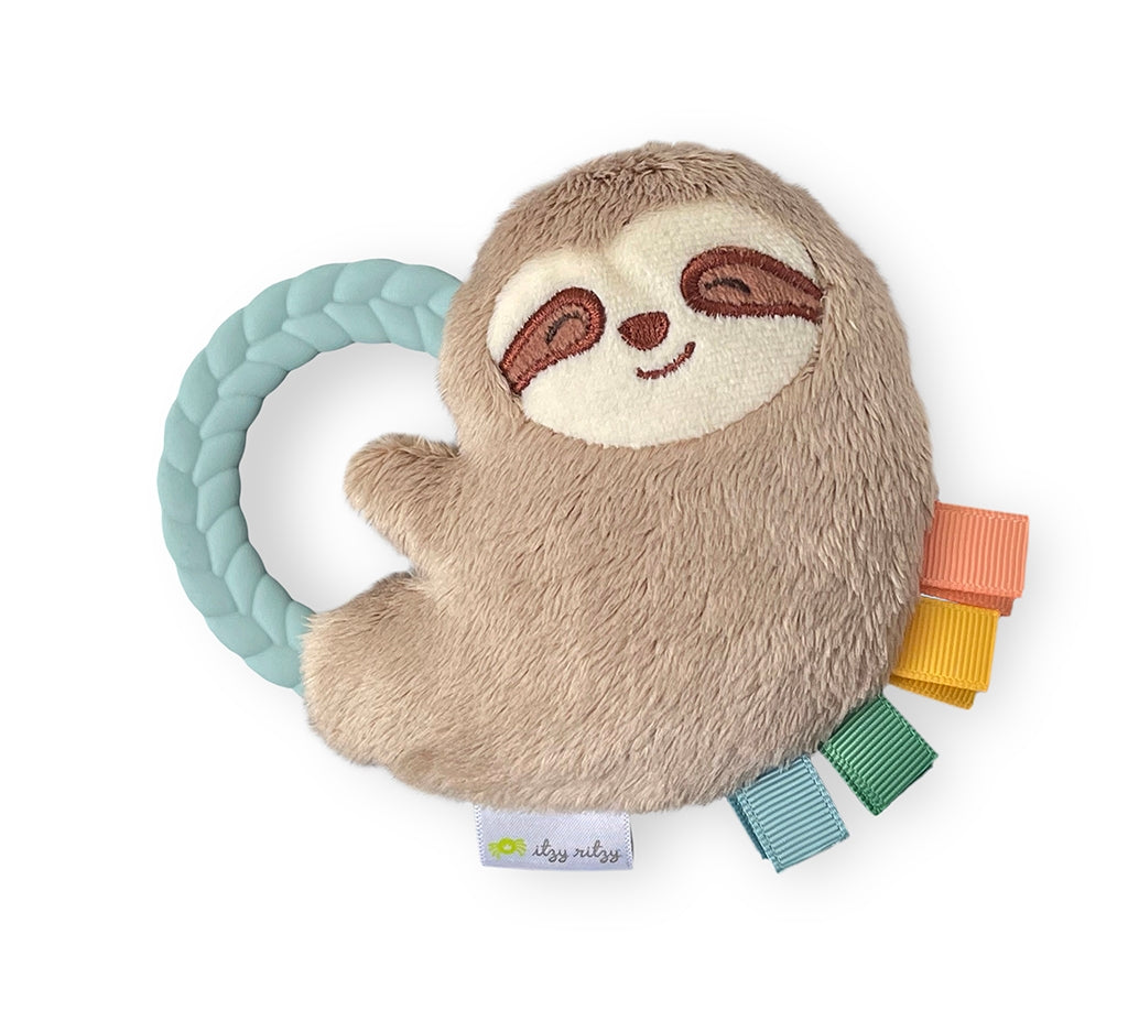 Ritzy Plush Rattle Pal™ with Teether | Sloth