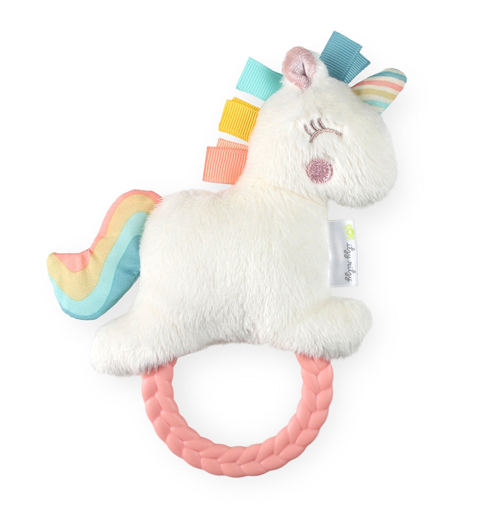 Ritzy Plush Rattle Pal™ with Teether