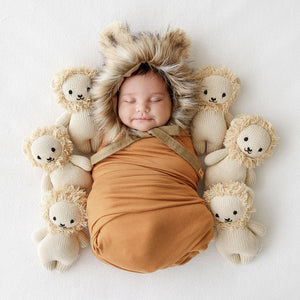 Hand Knit Baby Lion