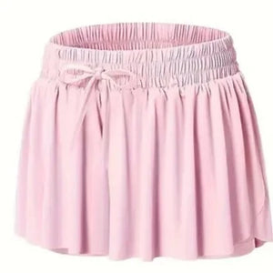 Performance Flowy Butterfly Shorts | Light Pink