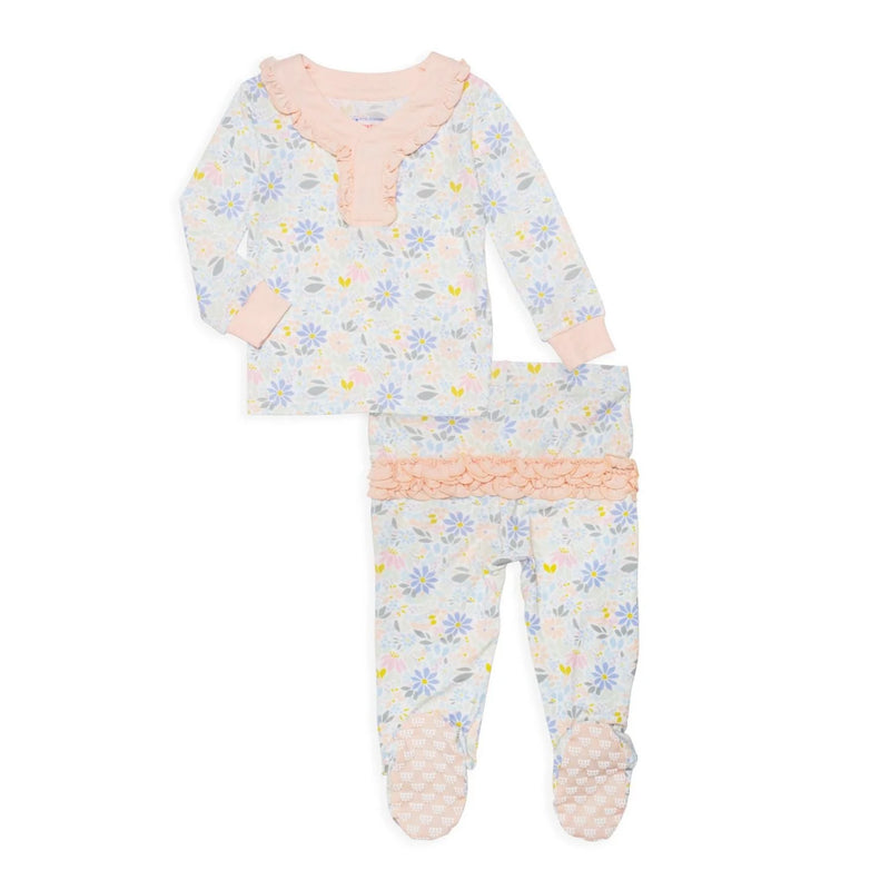 Darby Modal Magnetic Footed 2pc Pajama Set