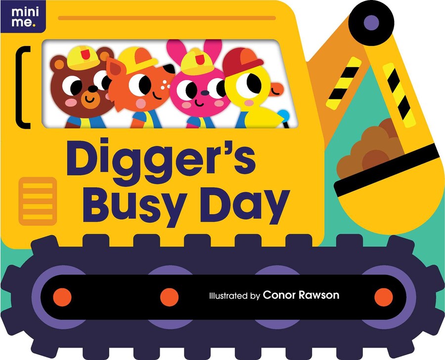 'Digger's Busy Day' Shaped Board Book