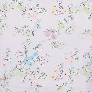 Emily Floral Modal Magnetic Footie with Ruffles