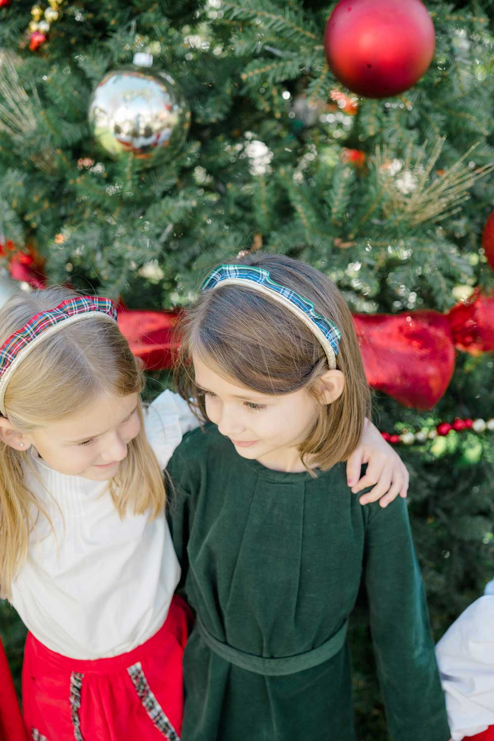 Tartan Winter Chic Crown Headband | Blue