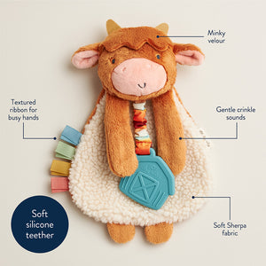 Itzy Friends Lovey™ Plush | Highland Cow