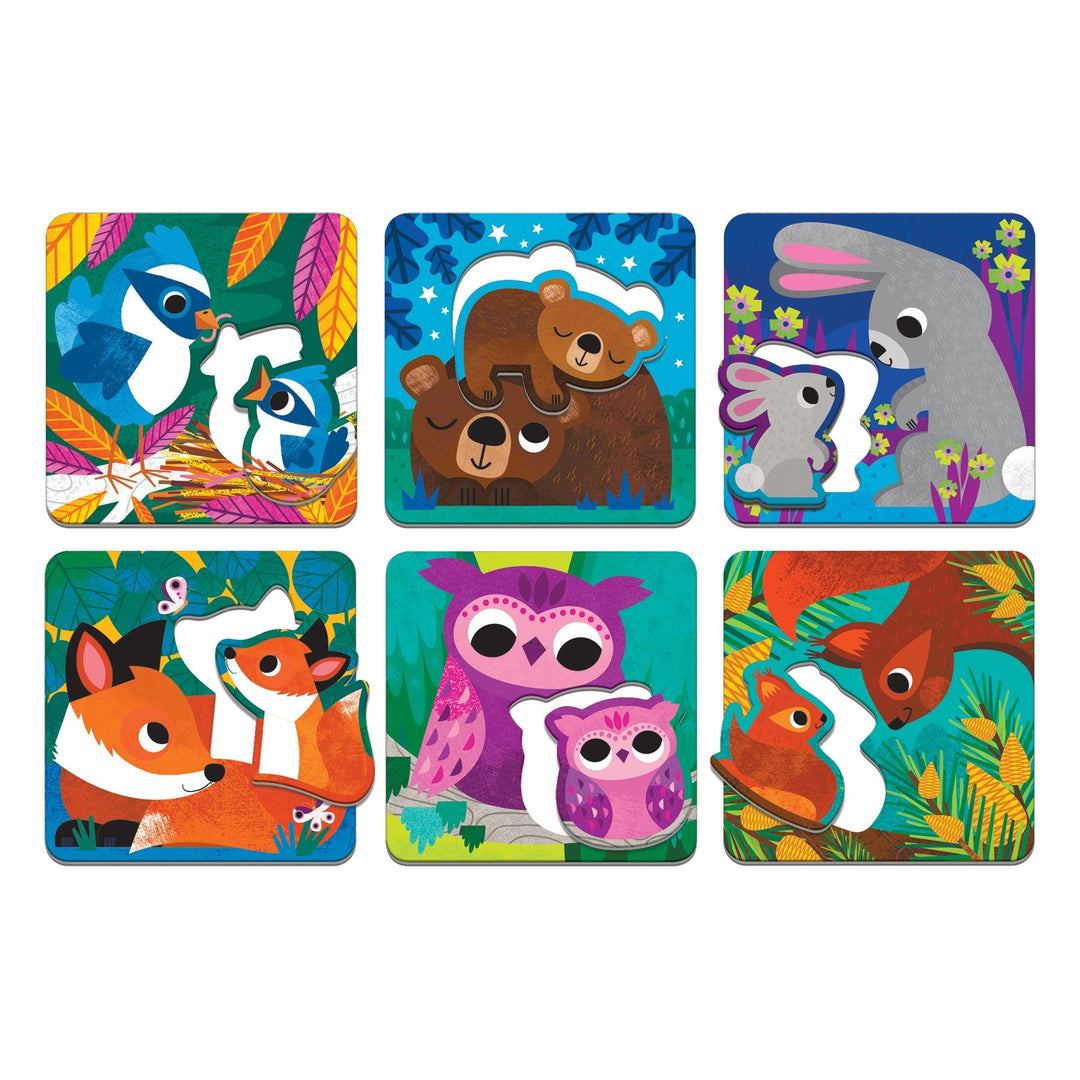 Forest Babies I Love You Match-Up Puzzles