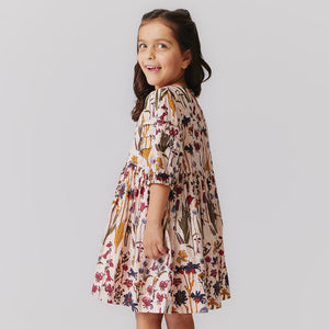 Girls Brooke Dress | Autumn Flowers