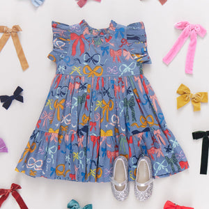 Girls Jennifer Dress | Bows on Bows