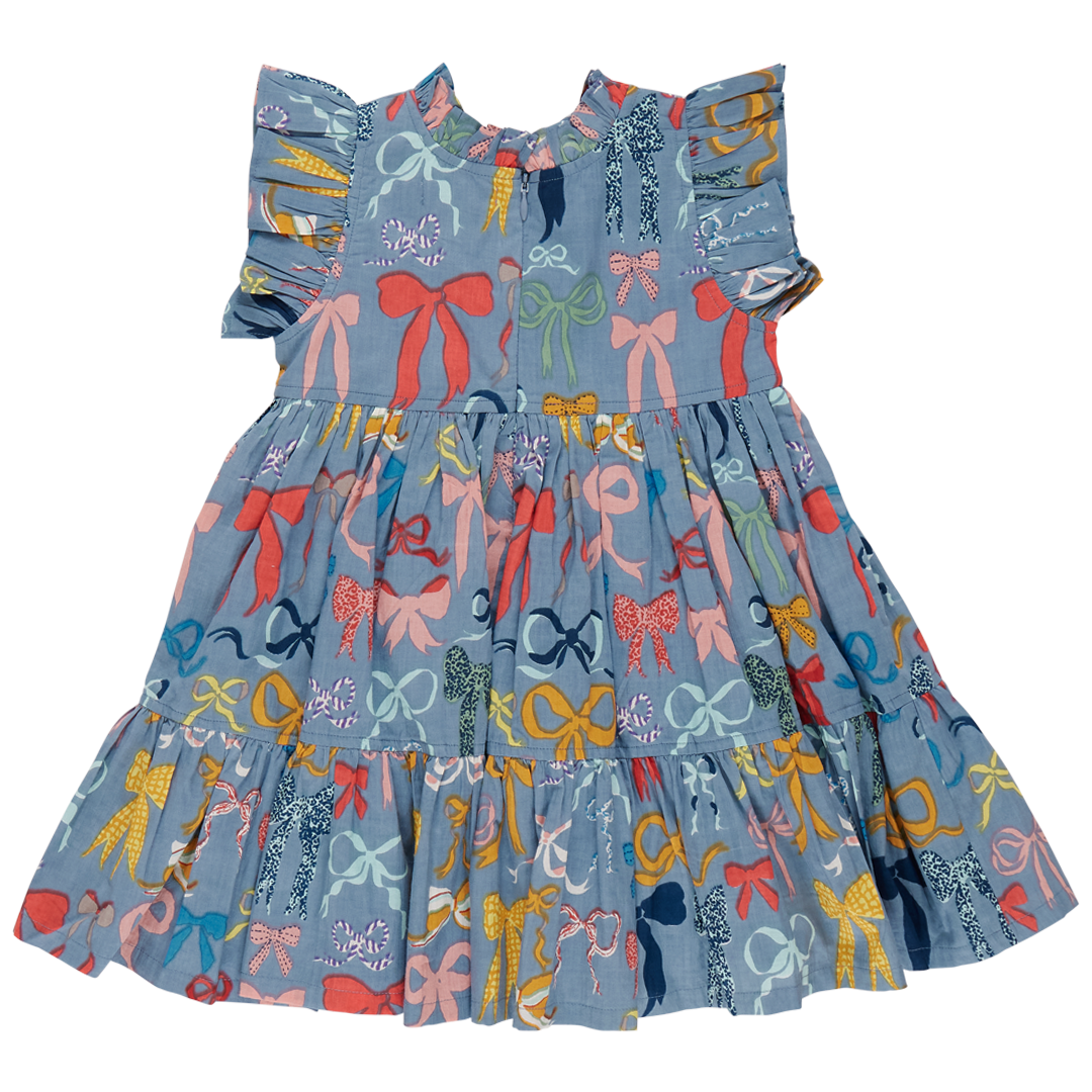 Girls Jennifer Dress | Bows on Bows