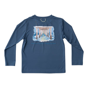 Long Sleeve Pro Performance Fishing Tee | Pier Art