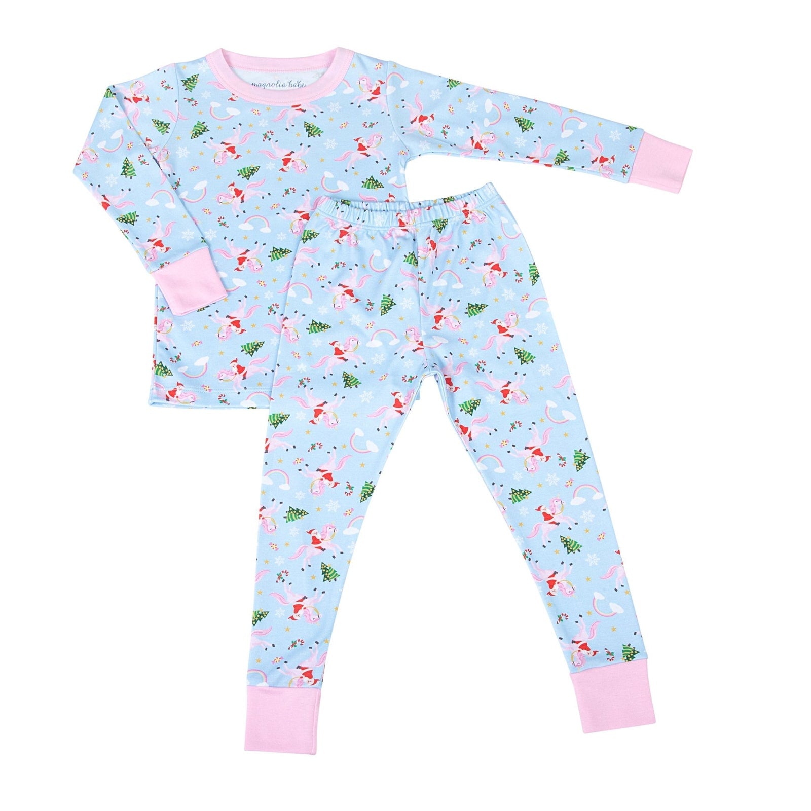 Merry Unicorn Long Sleeve Pajama Set