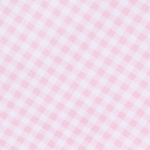 Mini Checks Swaddle Blanket | Pink