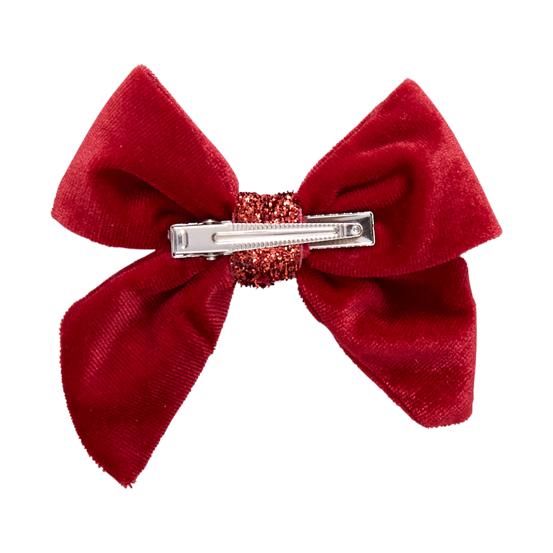 Velour Bow | Red