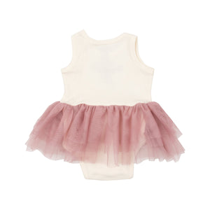 Sugar Swizzle Rib Tank Tutu Bodysuit