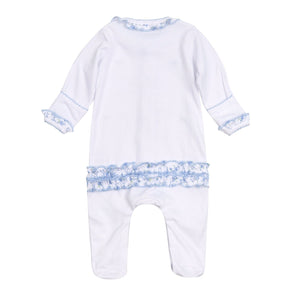 Skylar's Classics Scattered Roses Ruffle Footie