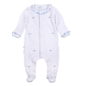 Skylar's Classics Scattered Roses Ruffle Footie