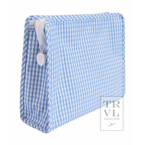 Roadie Pouch | Gingham Sky | Assorted Sizes