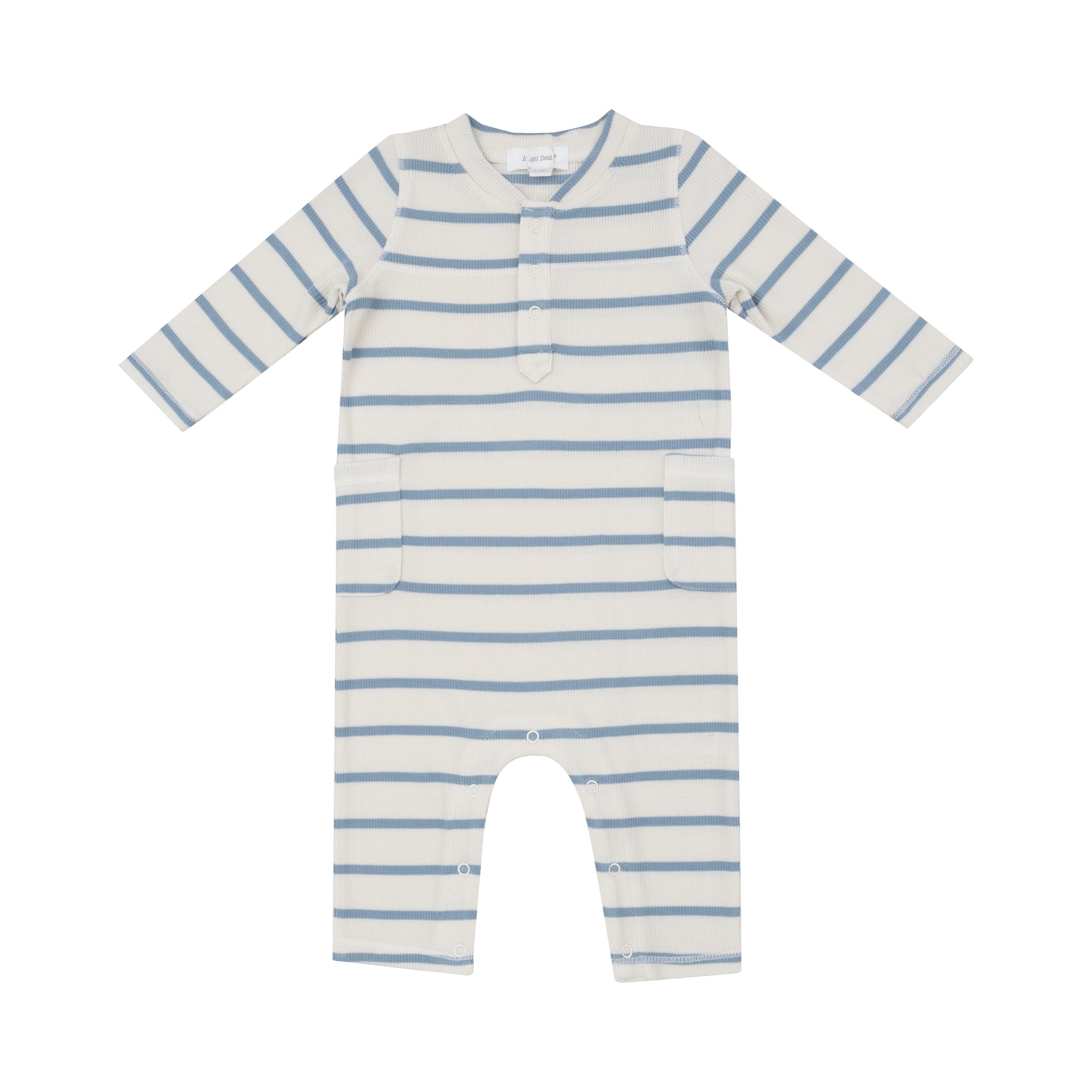 Glacier Lake Ribbed Stripe Uni Romper