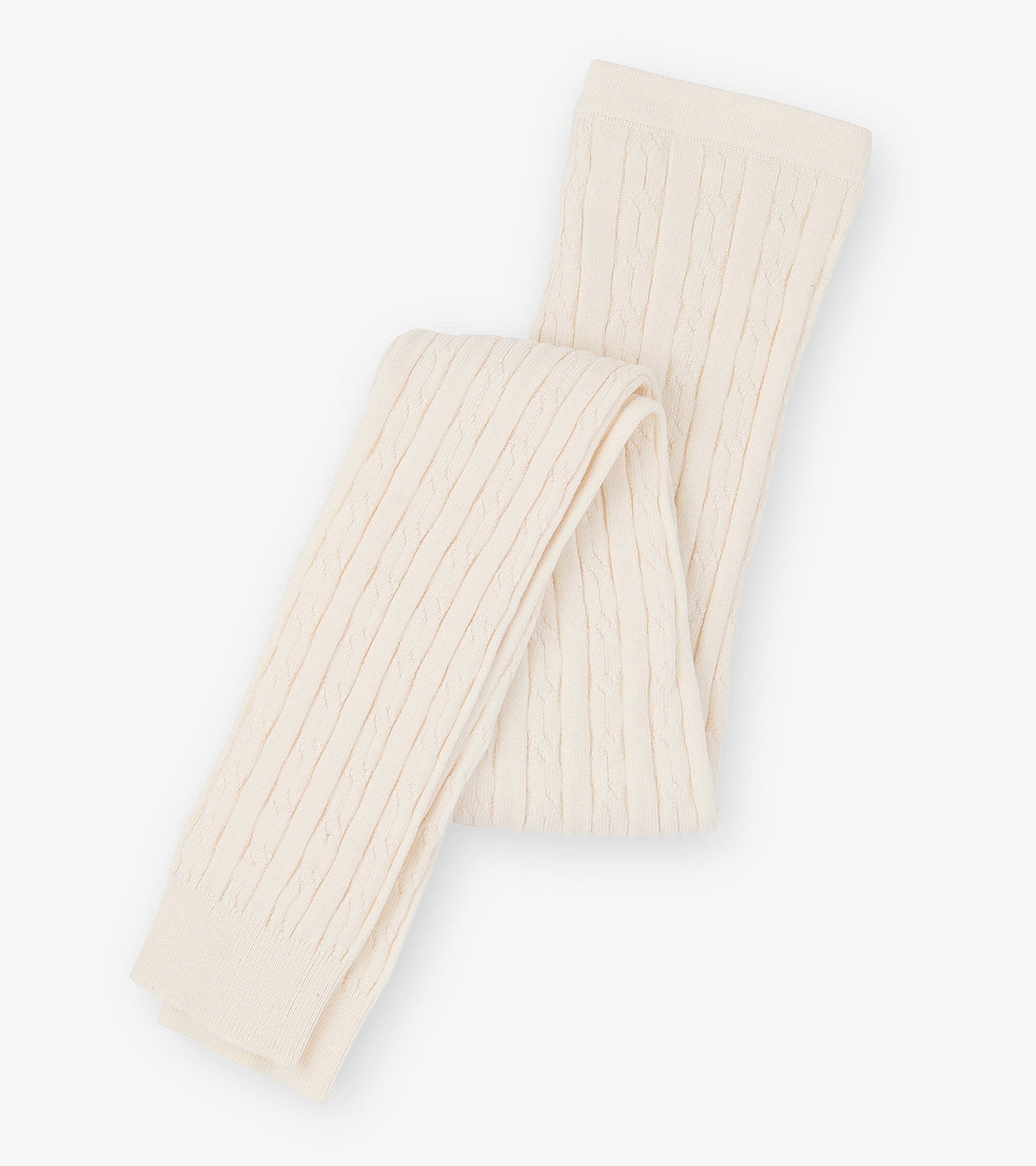 Cable Knit Leggings | Cream