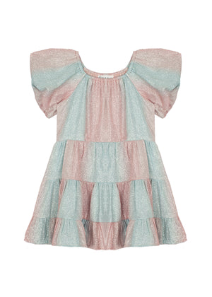 Cotton Candy Shimmer Dress