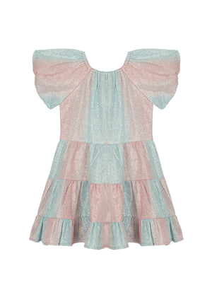 Cotton Candy Shimmer Dress