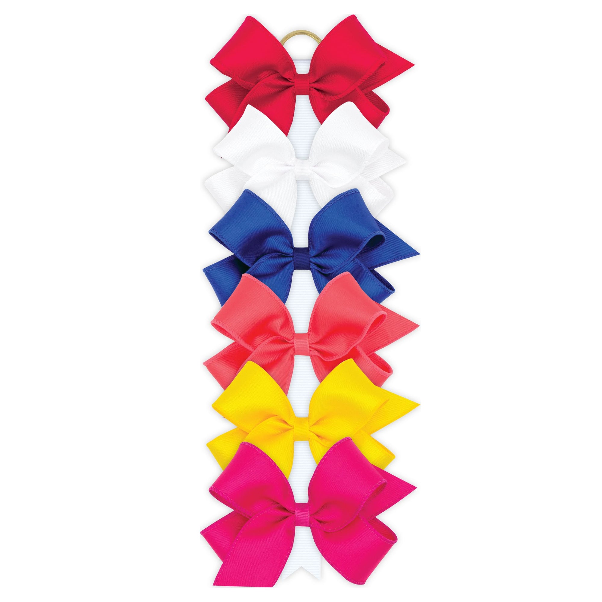 Matte Satin Grosgrain Hair Bow