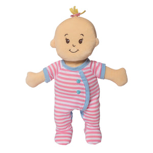 Wee Baby Stella Peach Soft Plush Baby Doll | Sleepy Time Scents Set