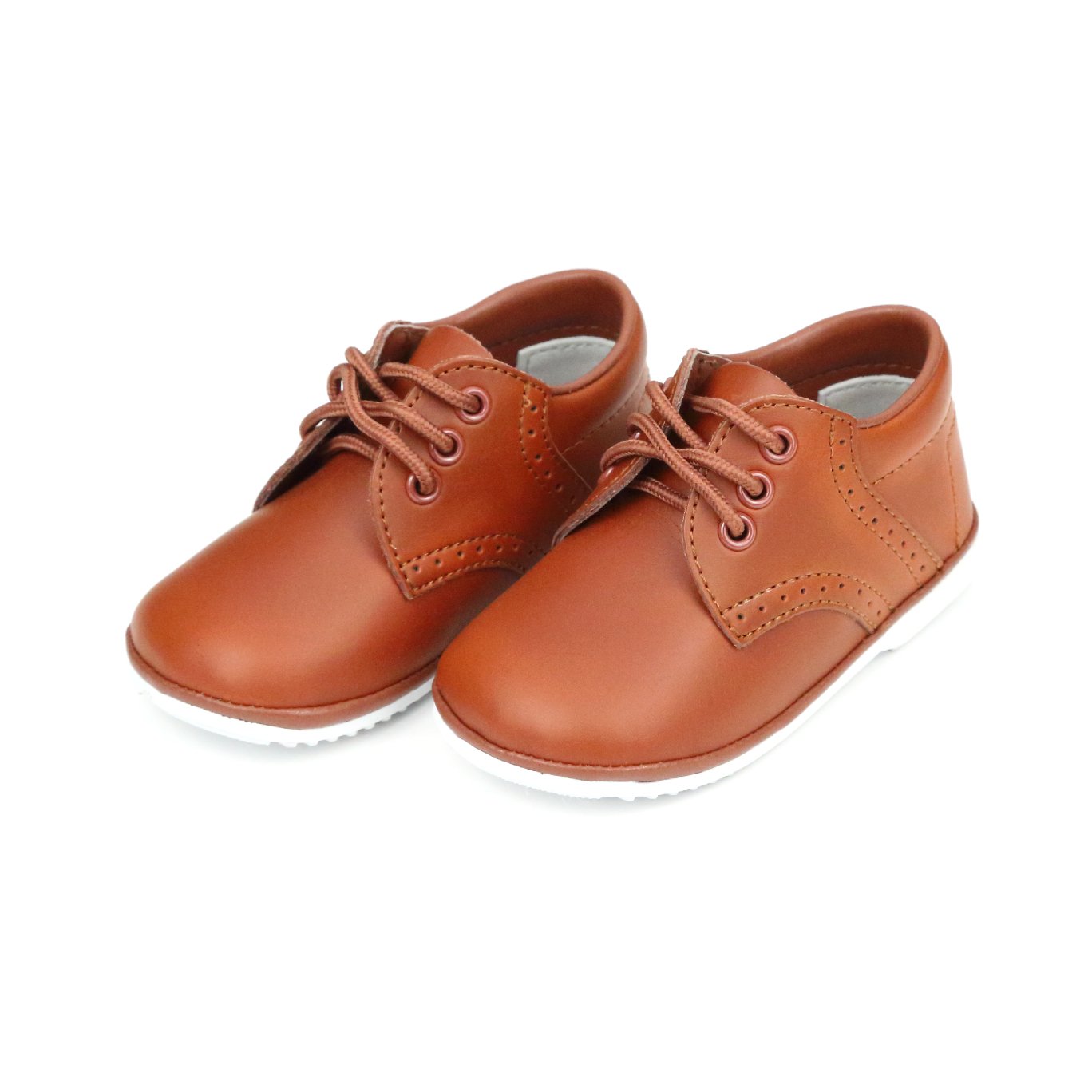 James Leather Lace Up Shoe | 2157 Cognac - Threadfare