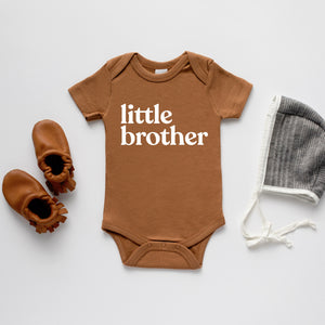 Little Brother Organic Bodysuit or T-Shirt | Assorted Colors