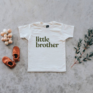 Little Brother Organic Bodysuit or T-Shirt | Assorted Colors