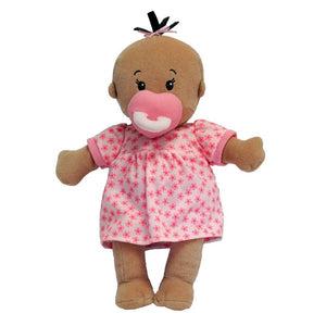 Wee Baby Stella Doll Beige, Soft Plush Baby Doll